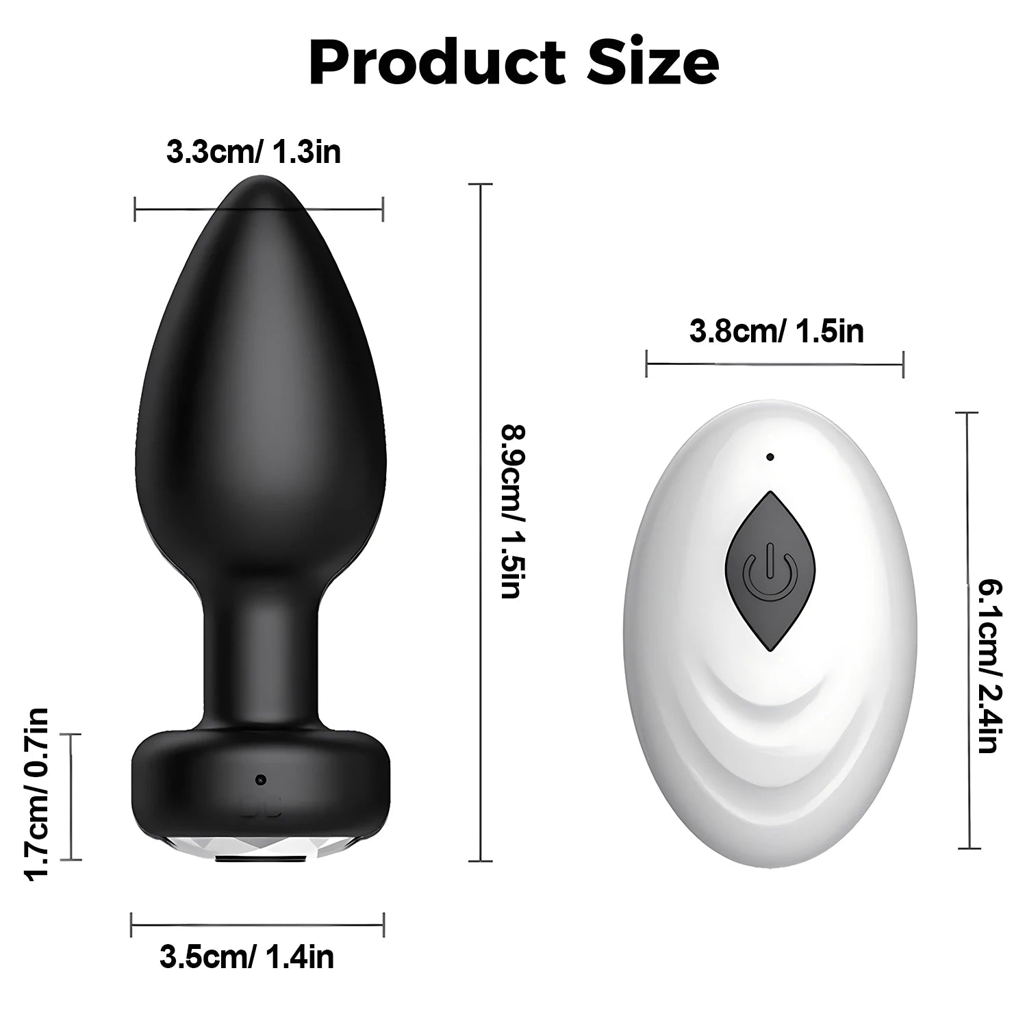 Unisex Remote Anal Vibrator