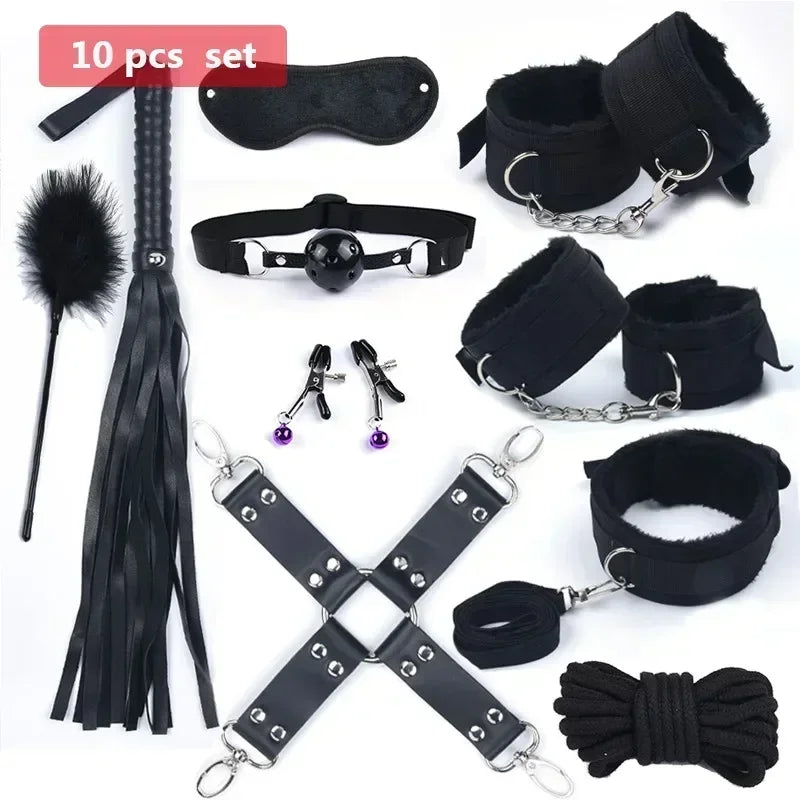 10-Speed Vibrator Bondage Kit