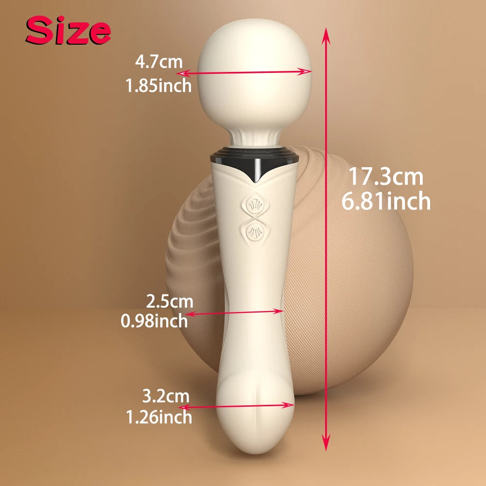 Multiuse 10-Mode Dual Vibrator
