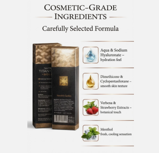 Titans Gold Enhancement Massage Cream