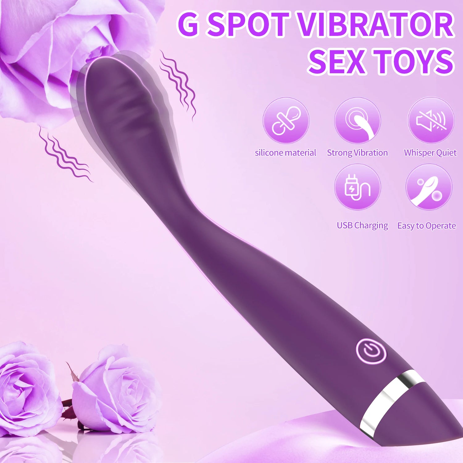 G-Spot &amp; Clitoral Finger Vibrator