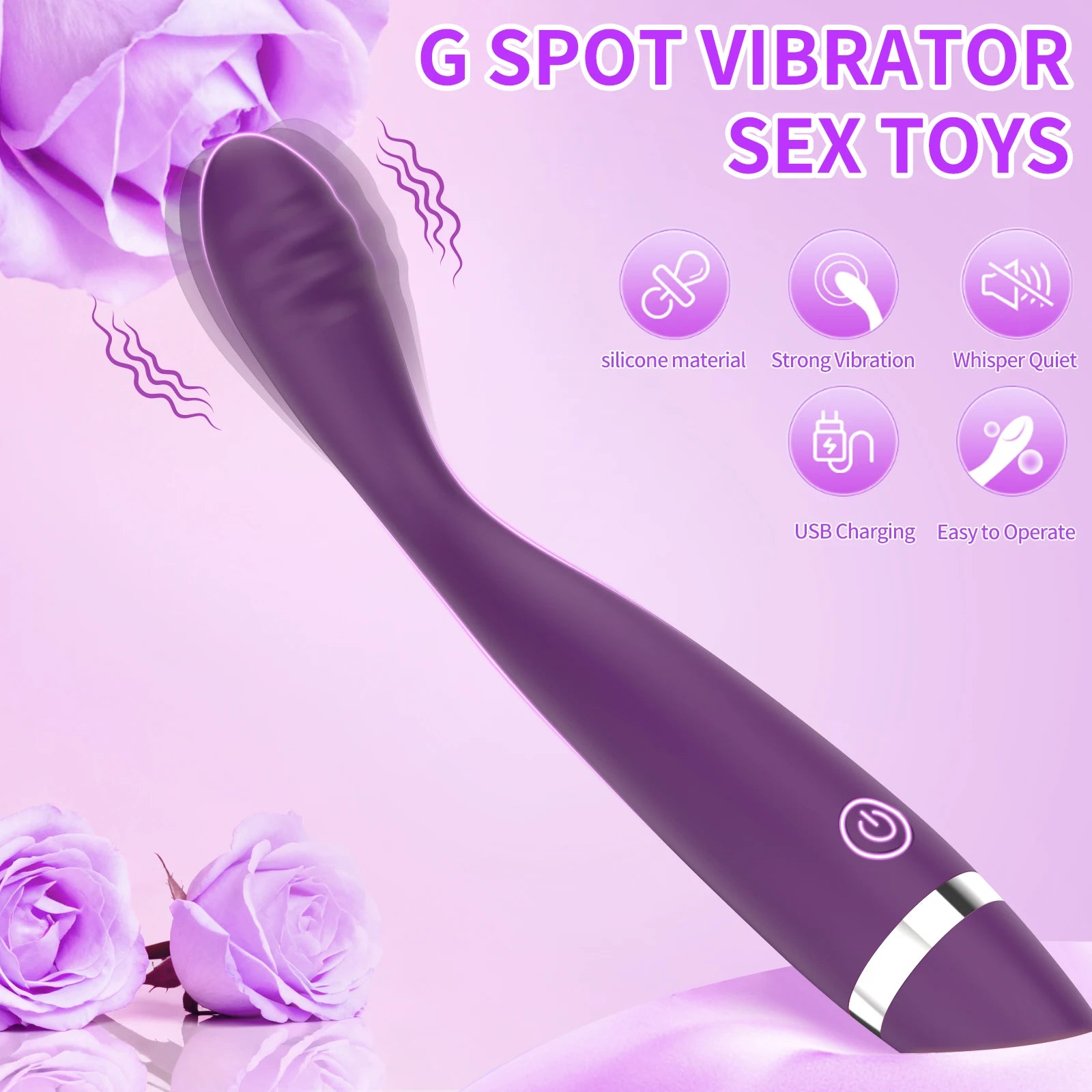 G-Spot &amp; Clitoral Finger Vibrator