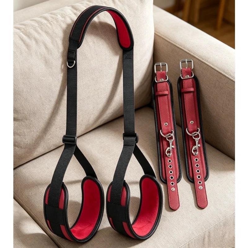 Red Bondage Strap Set