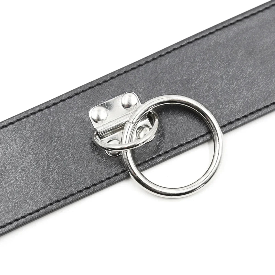 Leather Collar &amp; Chain Set
