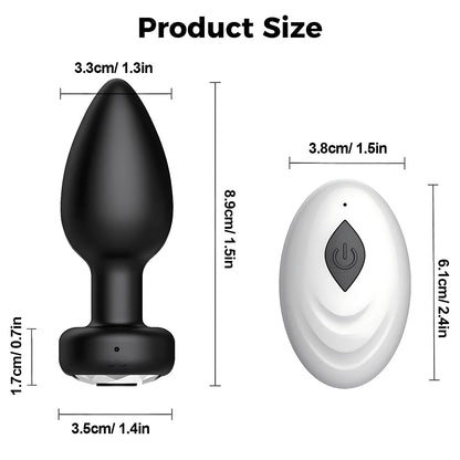 Unisex Remote Anal Vibrator