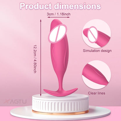 Vibrating Anal Dildo Plug
