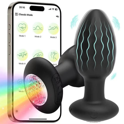 Vibrating Anal Dildo Plug
