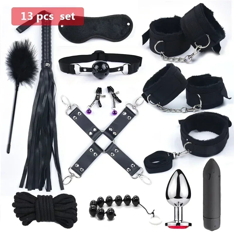 10-Speed Vibrator Bondage Kit