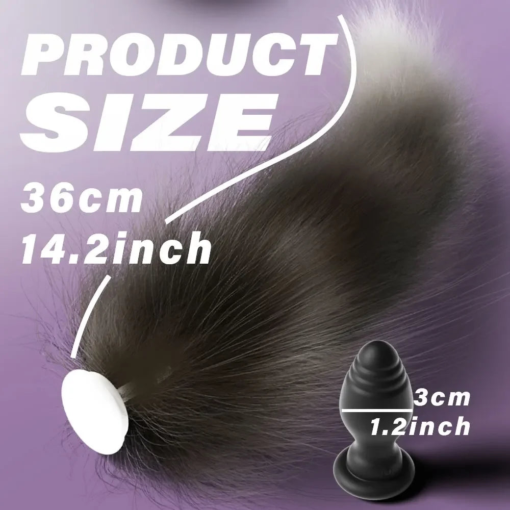 Fox Tail Vibrating Plug
