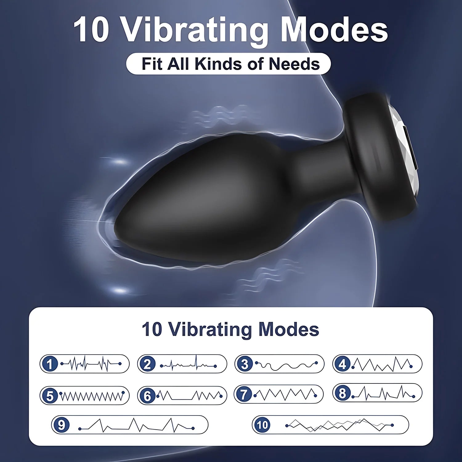 Unisex Remote Anal Vibrator