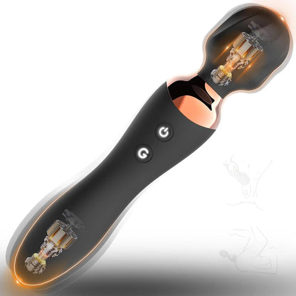 Dual-End Magic Wand Vibrator