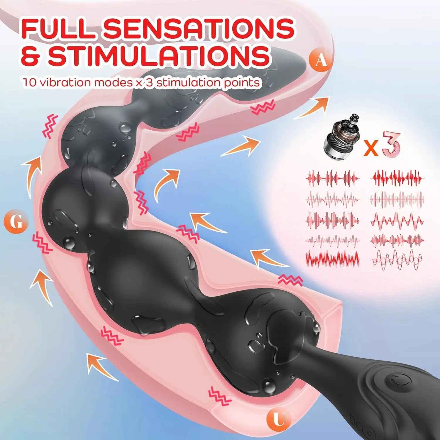 Pro Anal Bead Vibrator