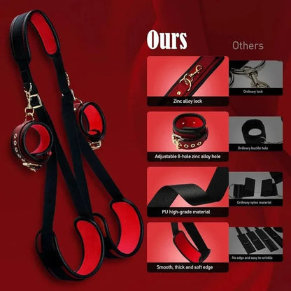 Red Bondage Strap Set