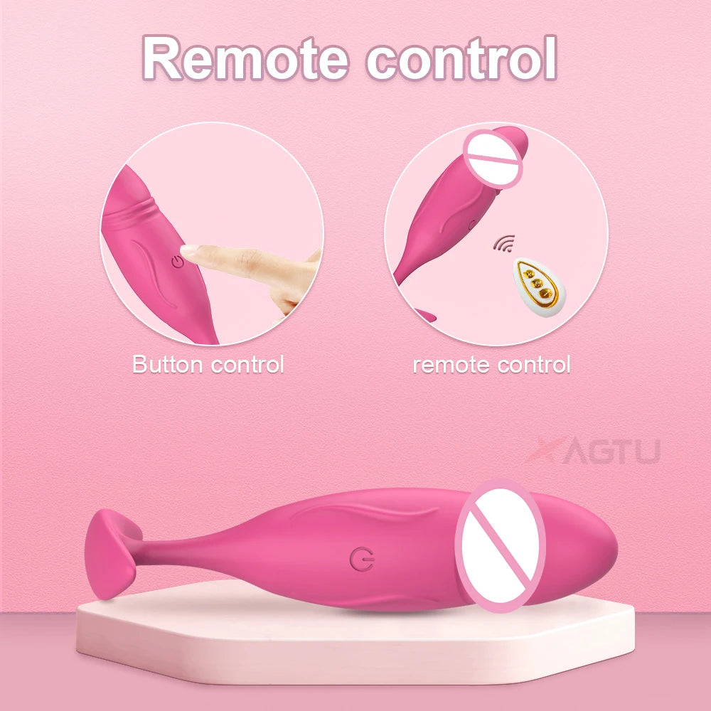 Vibrating Anal Dildo Plug