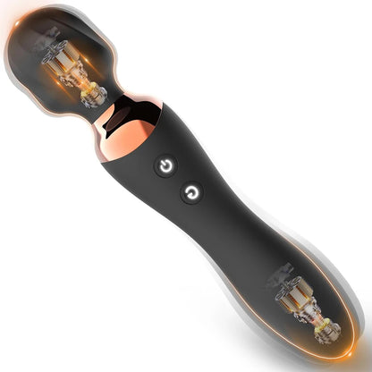 Dual-End Magic Wand Vibrator