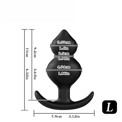 Steel Bead Ball Anal Plug Set