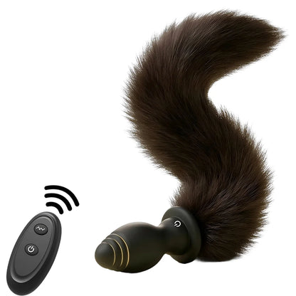 Fox Tail Vibrating Plug