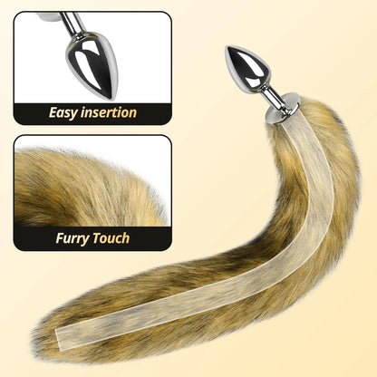 Fox Tail Metallic Plug