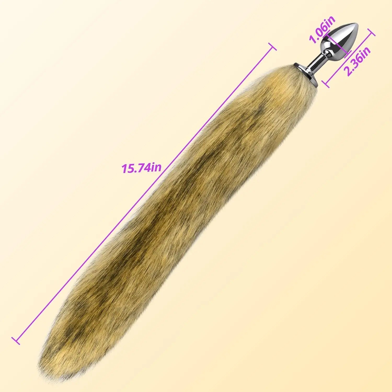 Fox Tail Metallic Plug