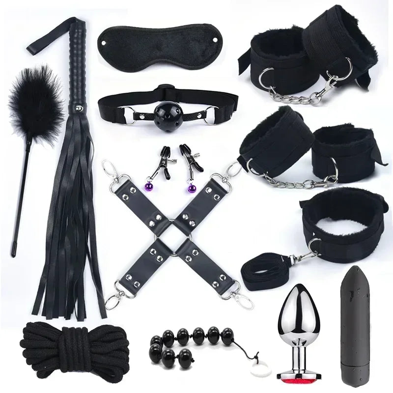 10-Speed Vibrator Bondage Kit