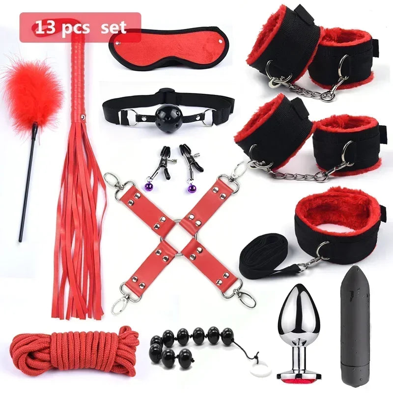 10-Speed Vibrator Bondage Kit