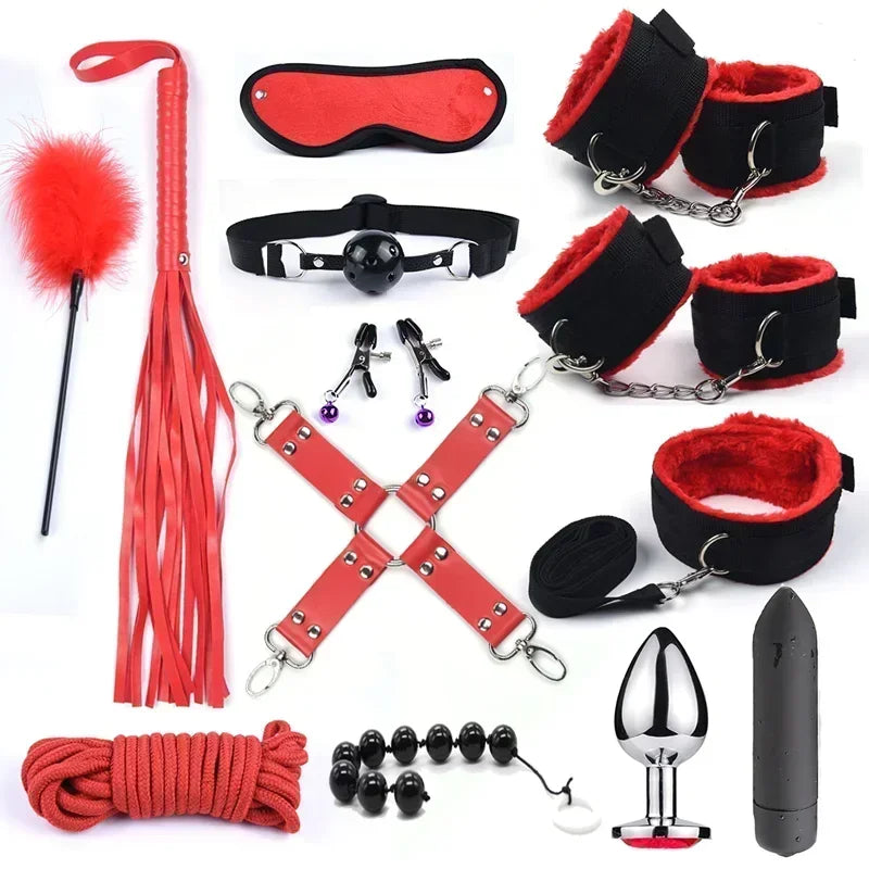 10-Speed Vibrator Bondage Kit