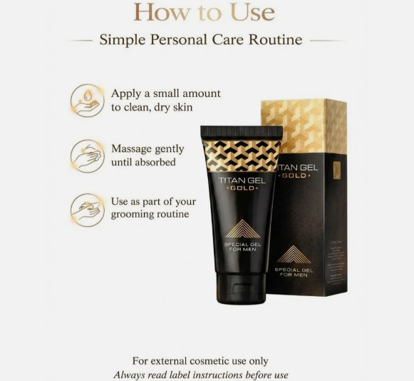 Titans Gold Enhancement Massage Cream