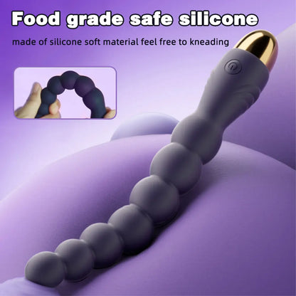 Vibrating Anal Bead Stimulator