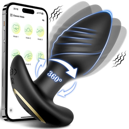 Vibrating Anal Dildo Plug